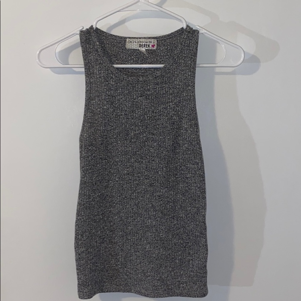 Gray Halter Tank top